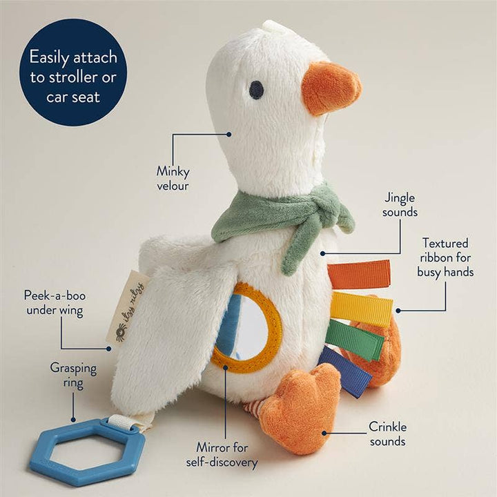 Jouet sensoriel Bitzy Traveler™ - Oie