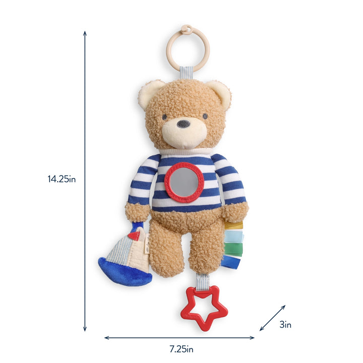 Jouet sensoriel Bitzy Traveler™ - Ourson marin