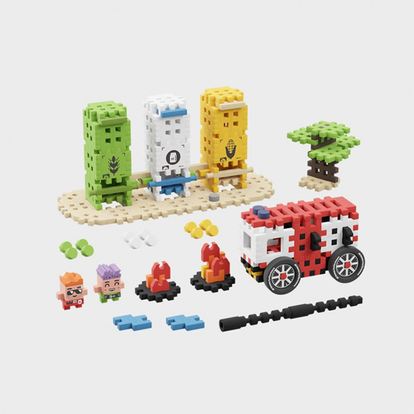 Mini Waffle - Pompiers en action (148 pcs)