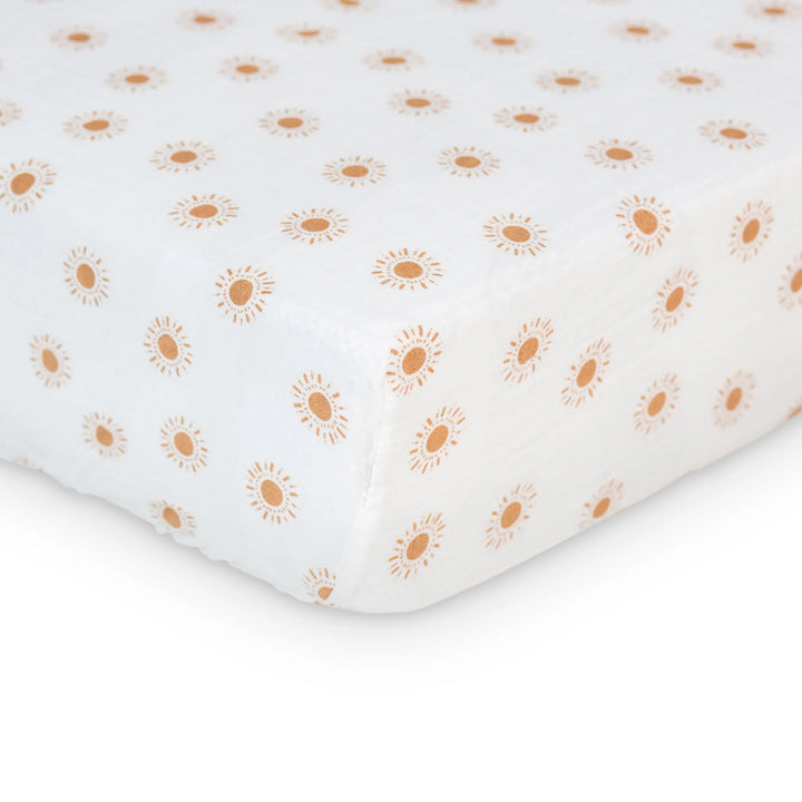 Drap contour de bassinette - Soleils