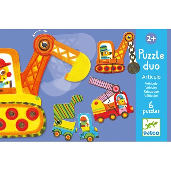 Puzzle Duo Articulo - Véhicules