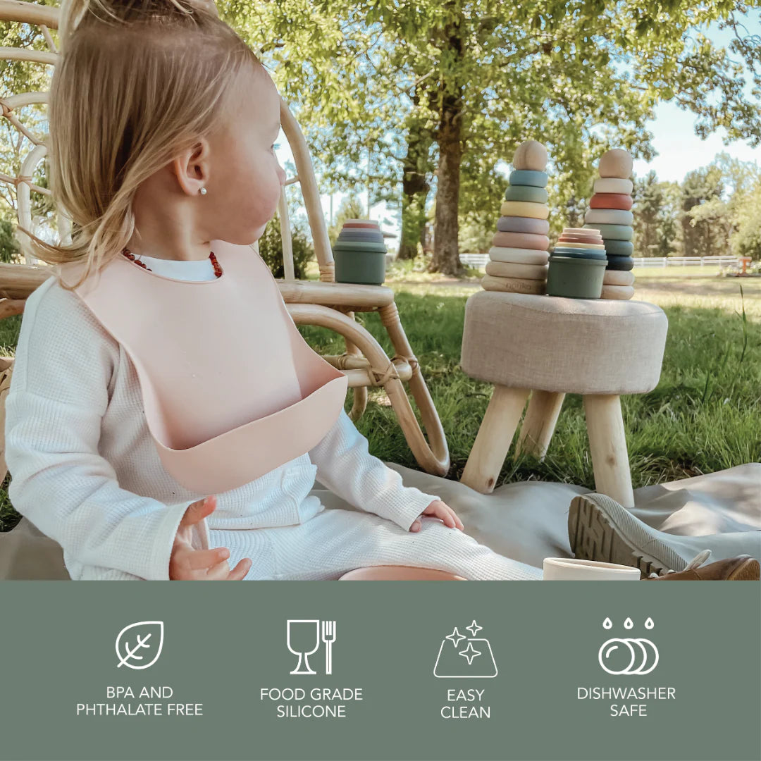 Bavette en silicone - Ballerine