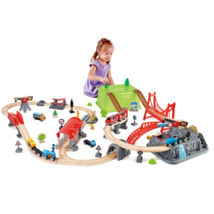 Ensemble de train de bois Bucket-Builder