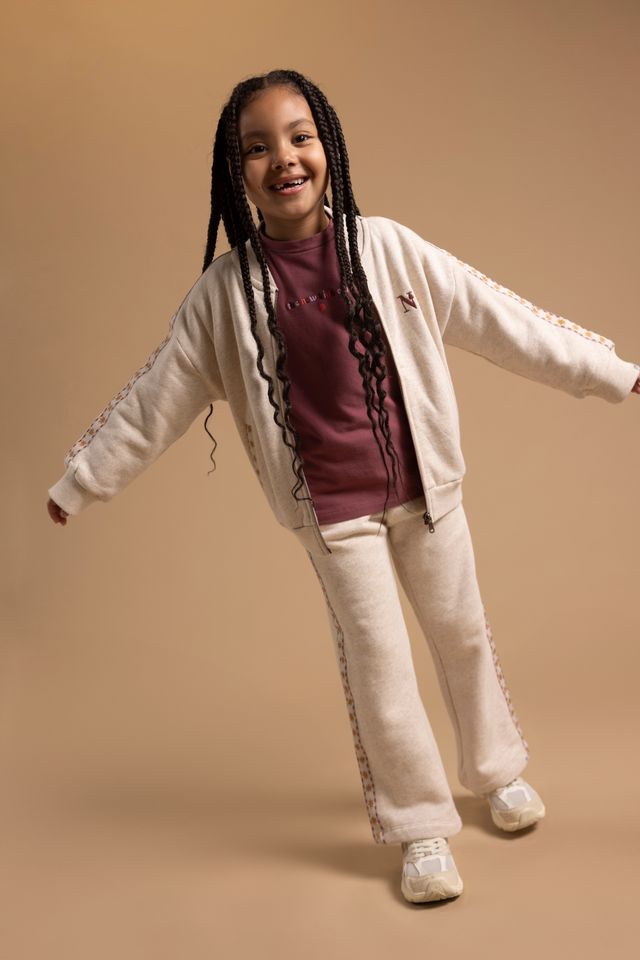 Veste en molleton avec bandes étoilées