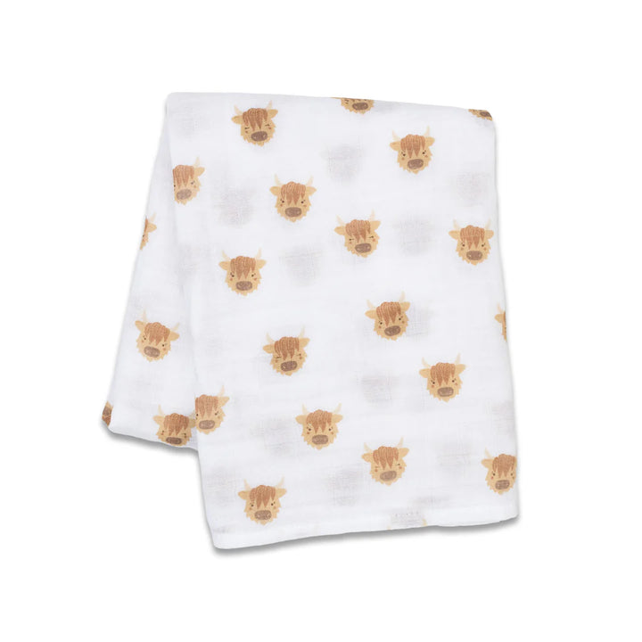 Couverture en mousseline Vaches Highland