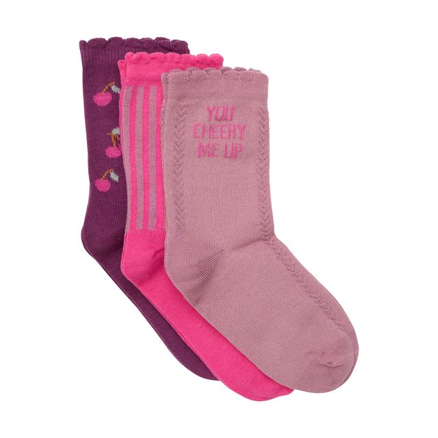 Paquet de 3 paires de chaussettes - Cerises