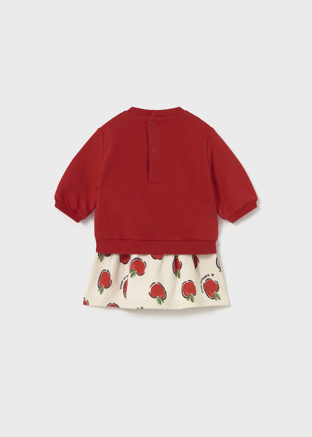 Ensemble 2 pièces (sweat et jupe) - Pommes