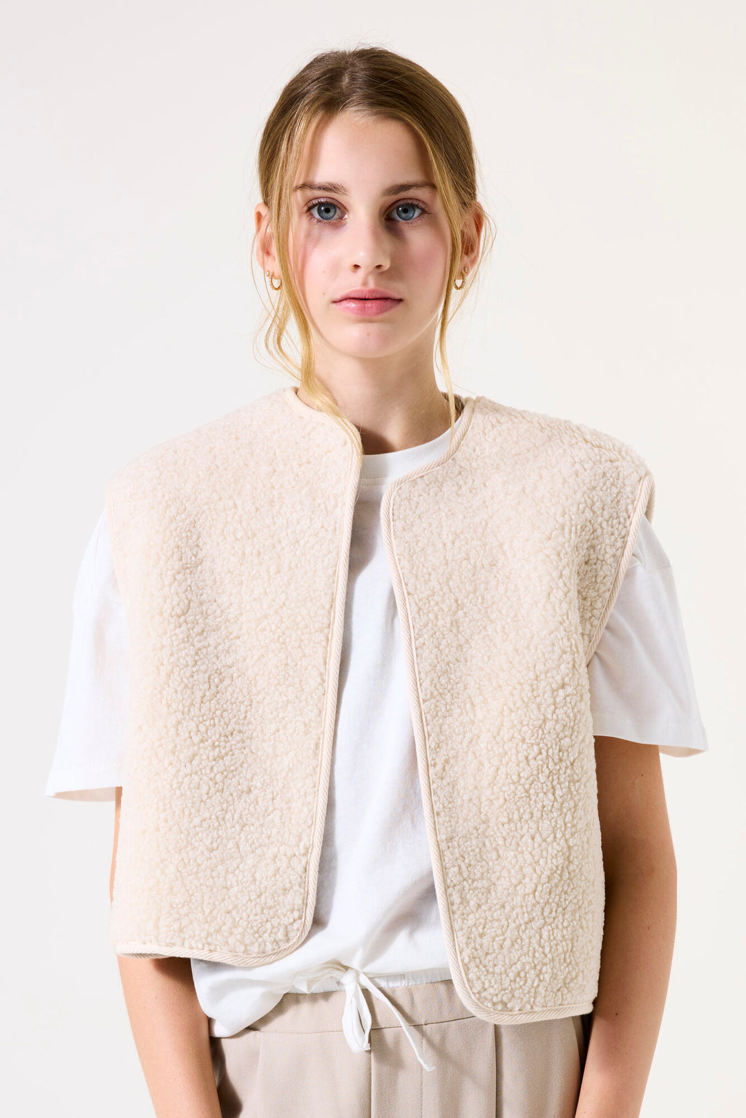 Gilet réversible à imprimé léopard