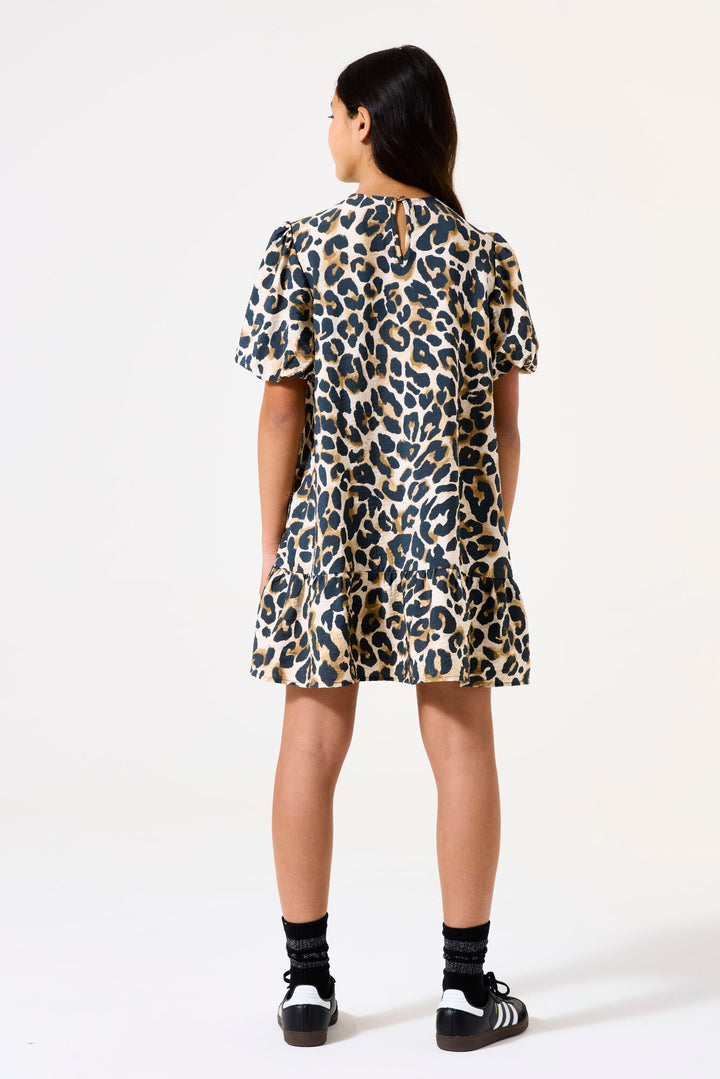 Robe à imprimé léopard