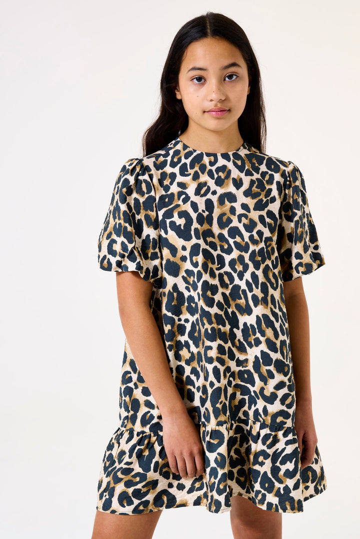 Robe à imprimé léopard