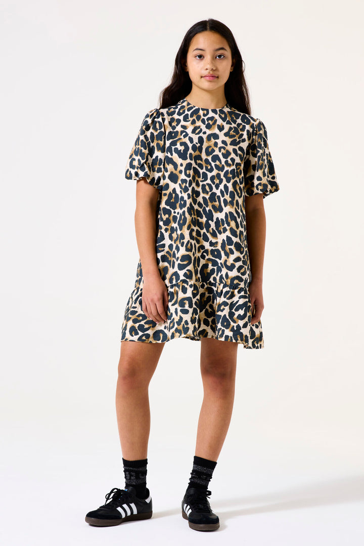 Robe à imprimé léopard