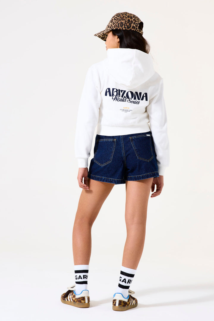 Short-jupe en jeans