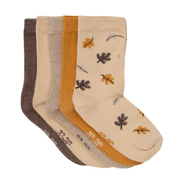 Paquet de 5 paires de chaussettes - Feuilles