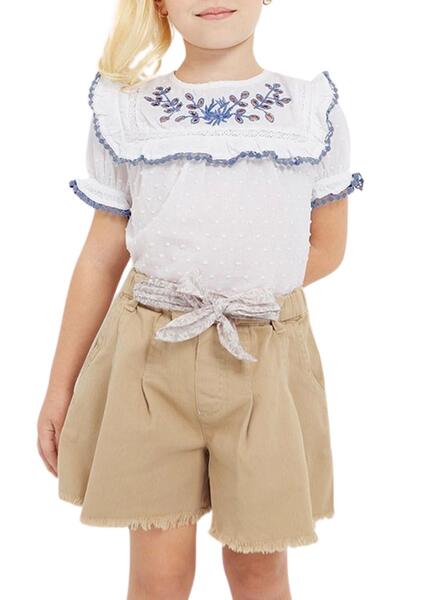 Short Sable avec ruban