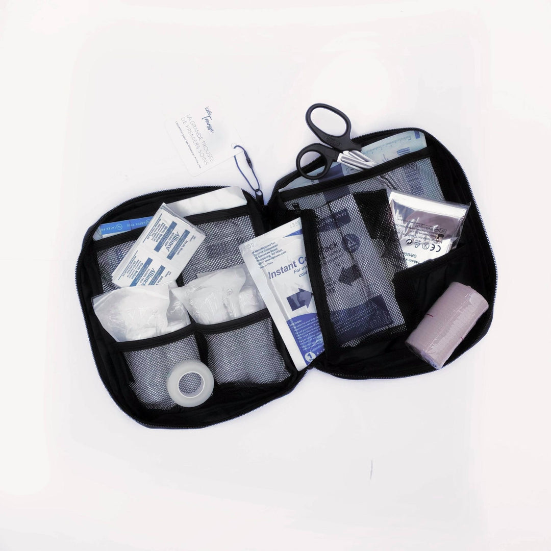 Grande trousse de premiers soins Noir
