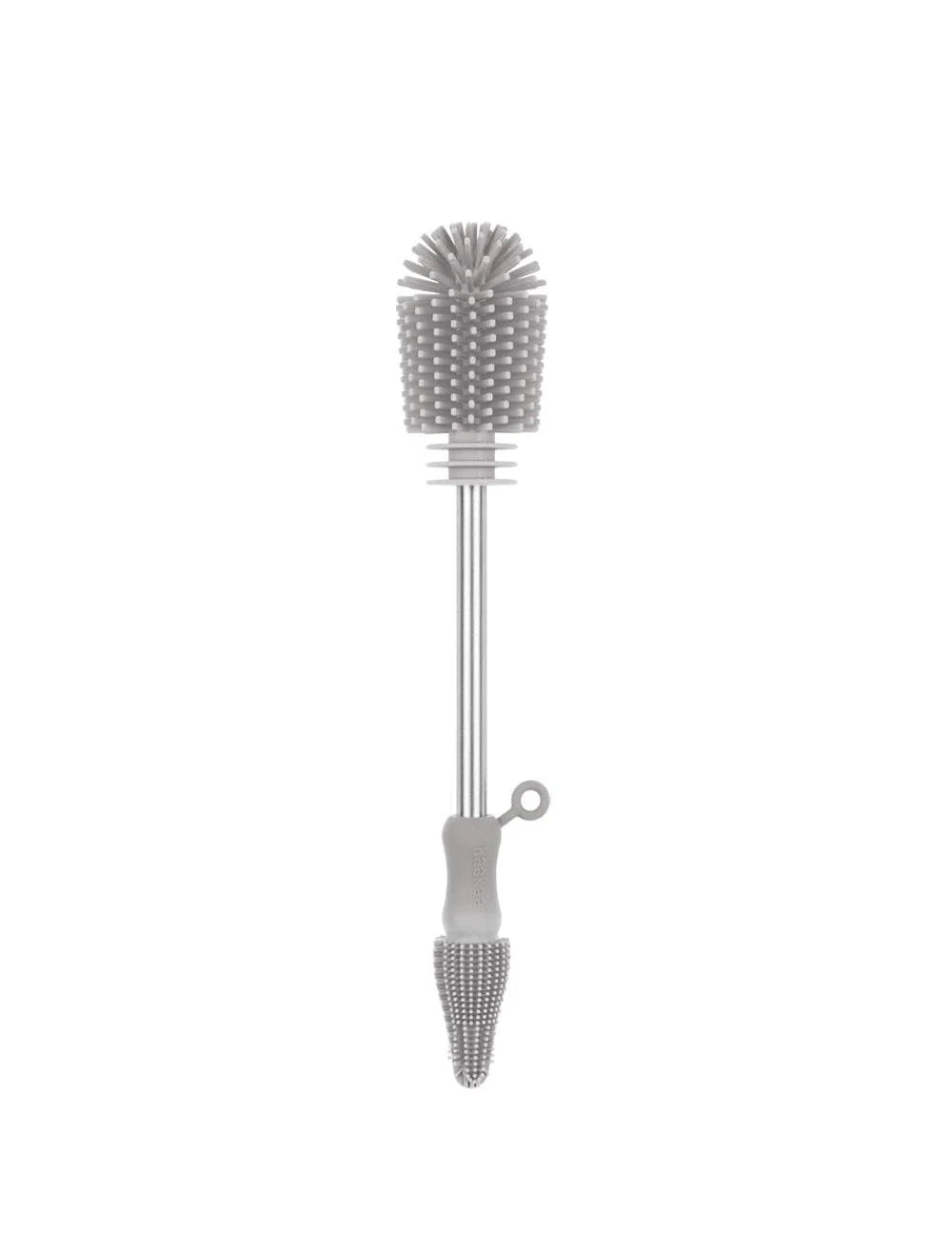 Brosse de nettoyage en silicone à double embout – Gris Sueva