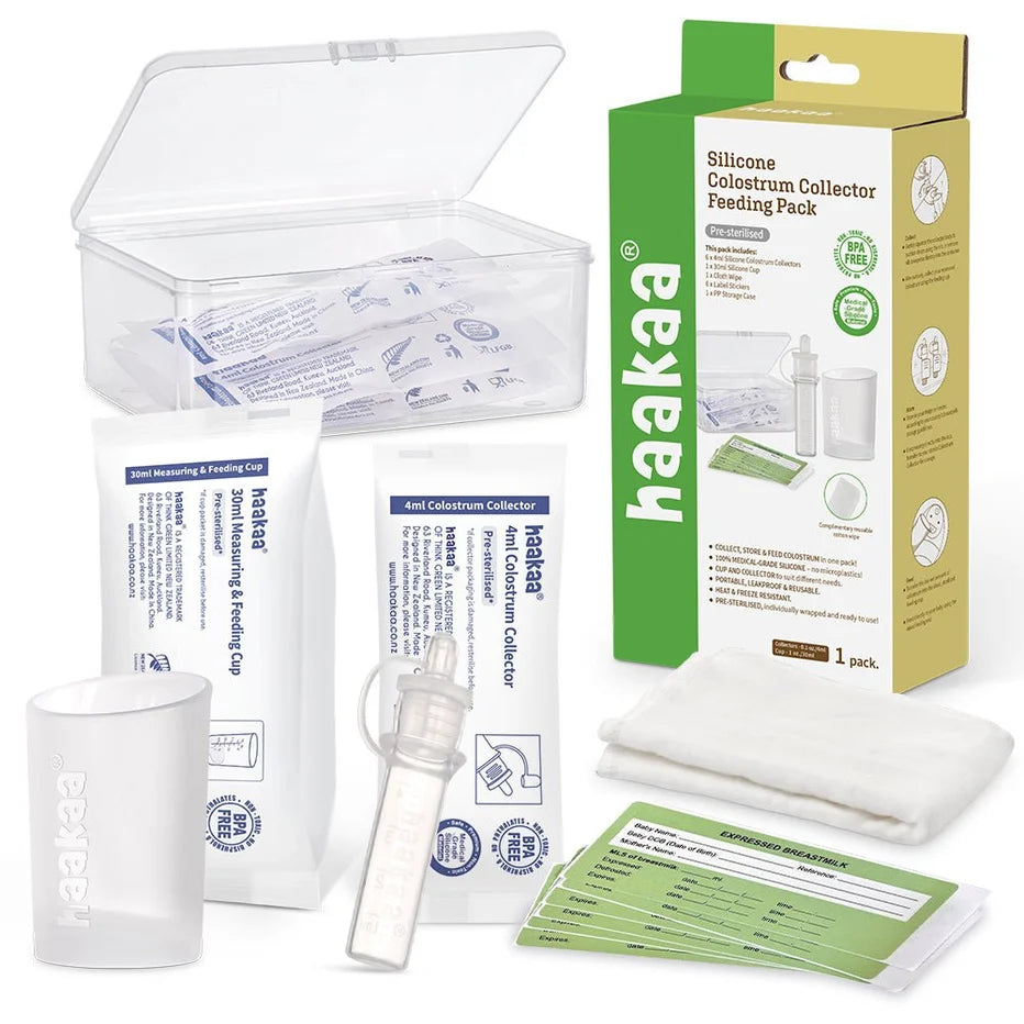Ensemble de recueil de colostrum en silicone pour l’allaitement (pré-stérilisé)