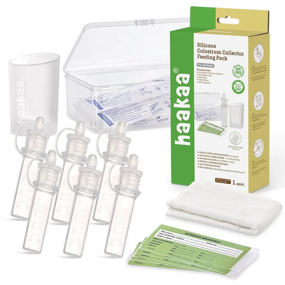 Ensemble de recueil de colostrum en silicone pour l’allaitement (pré-stérilisé)