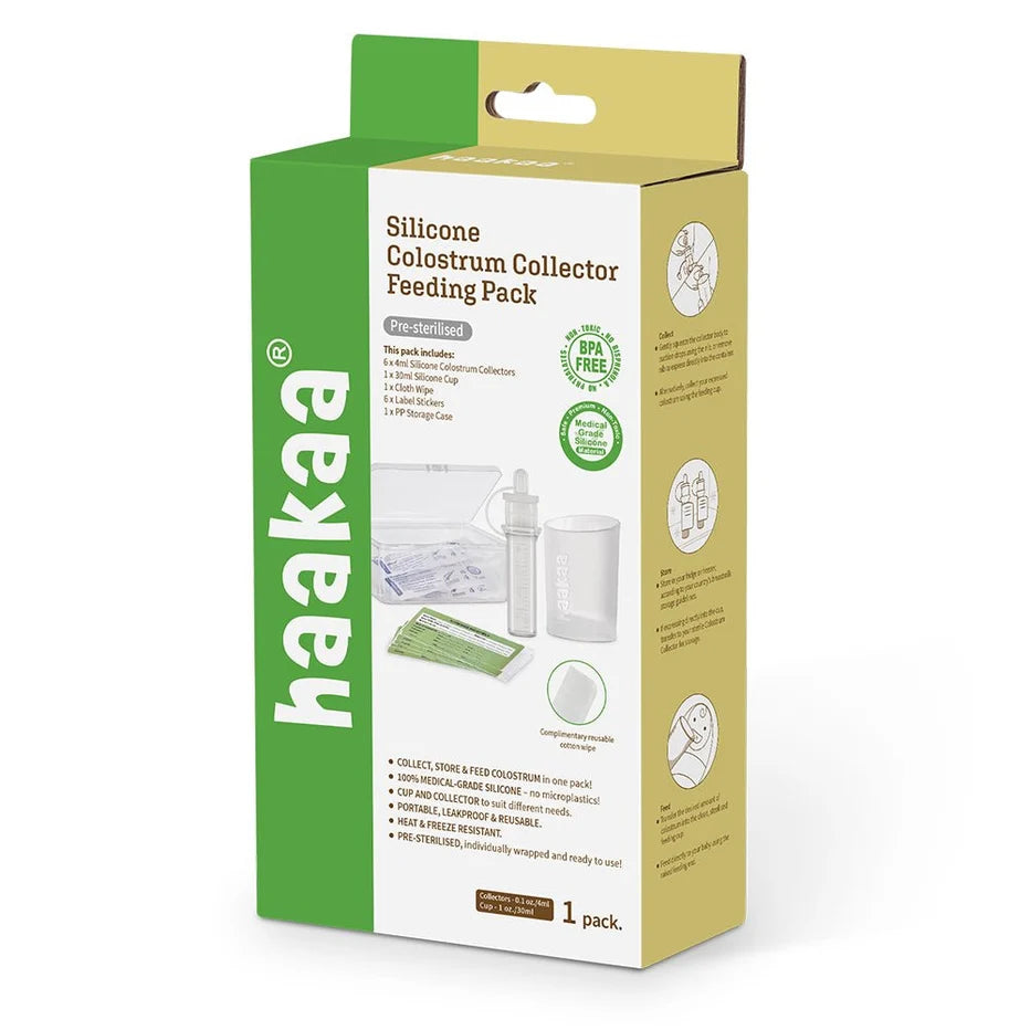 Ensemble de recueil de colostrum en silicone pour l’allaitement (pré-stérilisé)