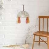 Arc-en-ciel en bois style boho Colorful