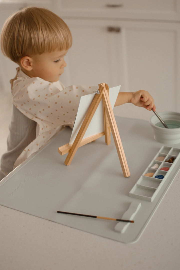 Napperon d'artiste en silicone pour enfant