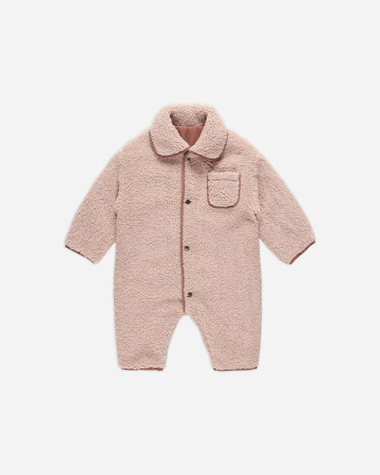 Combinaison en sherpa Blush 3-6 mois