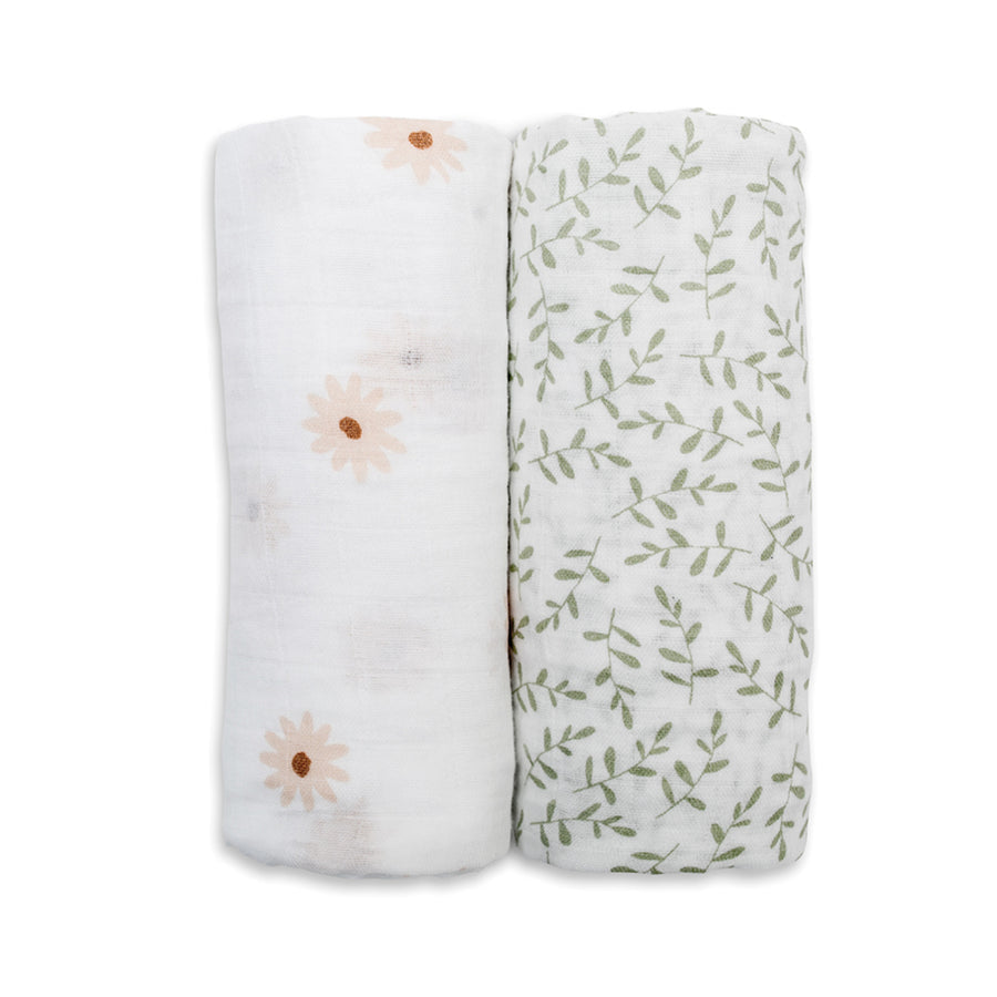 Couvertures en mousseline Boho - Ensemble de deux
