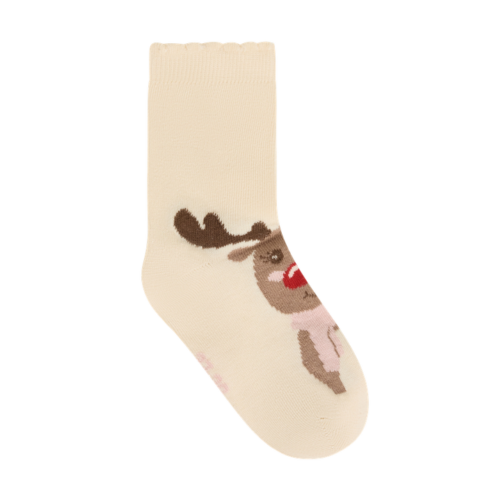 Paquet de 3 paires de chaussettes à rebords frisotés - Noël