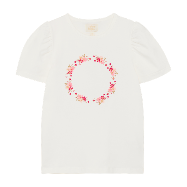 Chandail à manches courtes - Couronne de fleurs