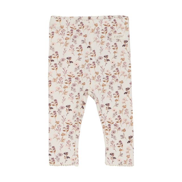 Leggings à imprimé de fleurs Violet Ice