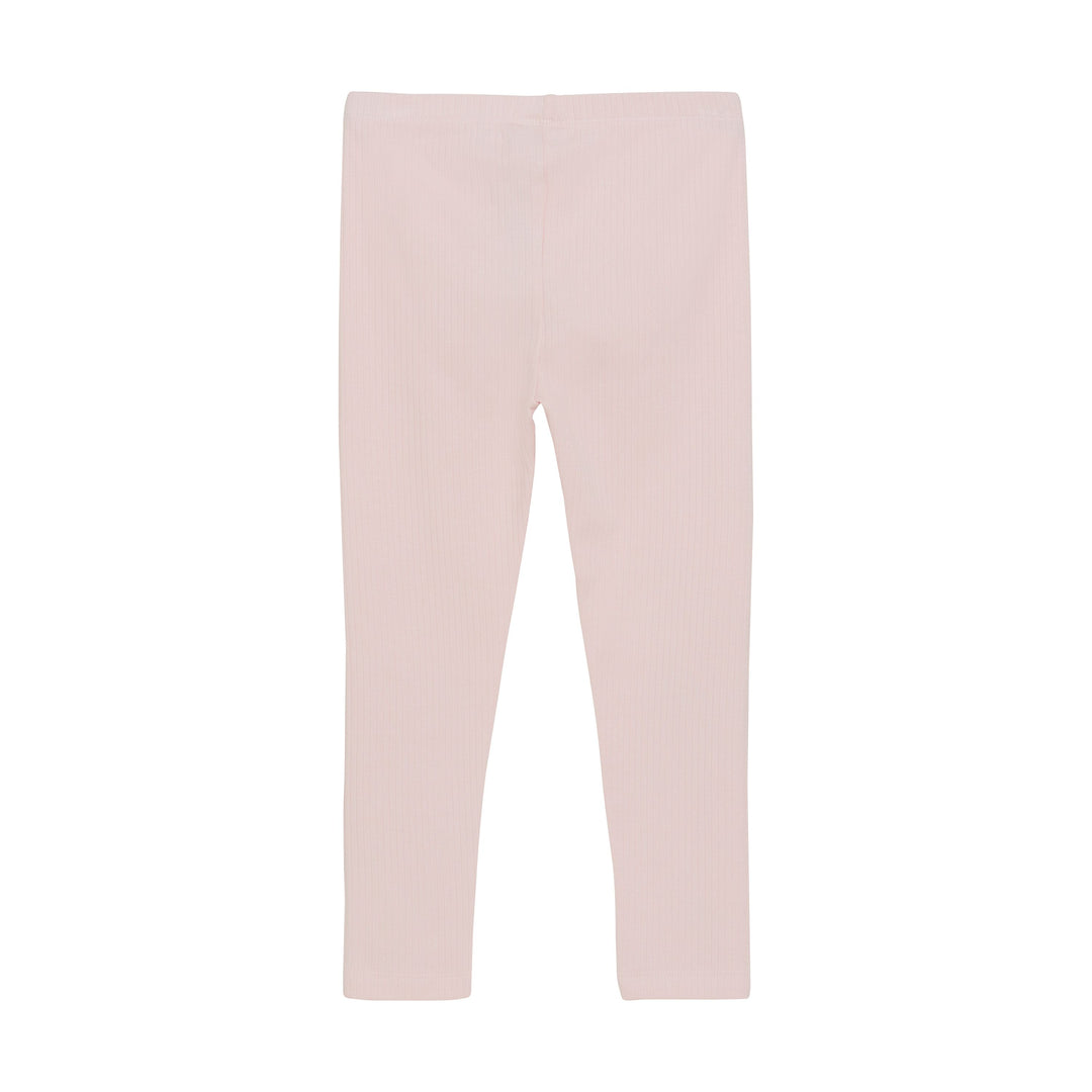 Legging côtelé Rose voilé