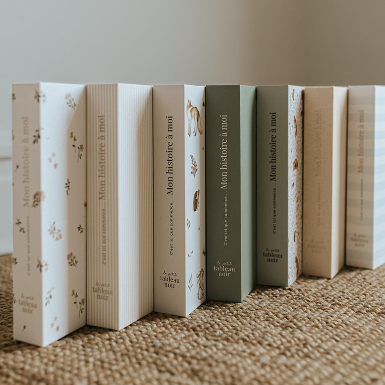 Livre de bébé - Ligné bleu
