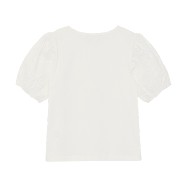 Chandail à manches courtes avec manches brodées