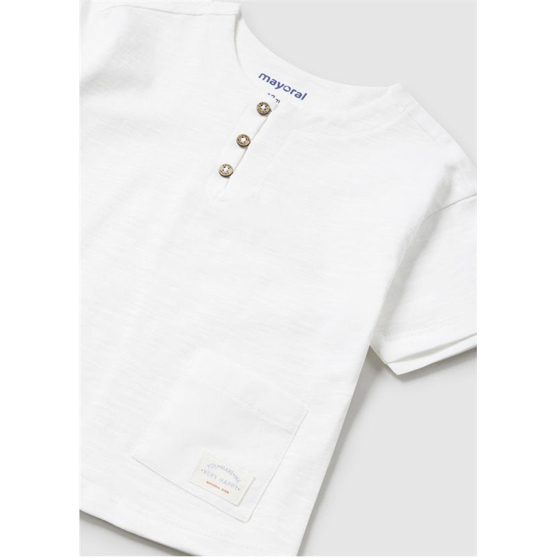 Chandail à boutons Blanco