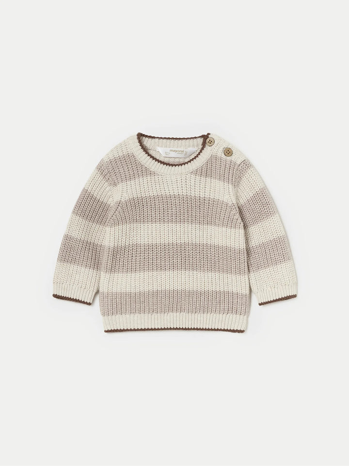 Haut en tricot à rayures Tiramisu
