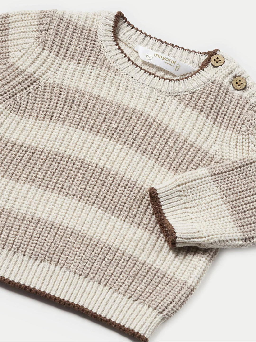 Haut en tricot à rayures Tiramisu