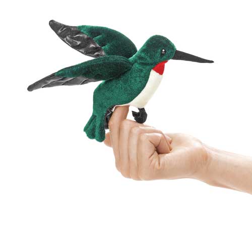 Marionnette à doigt - Colibri (mini)