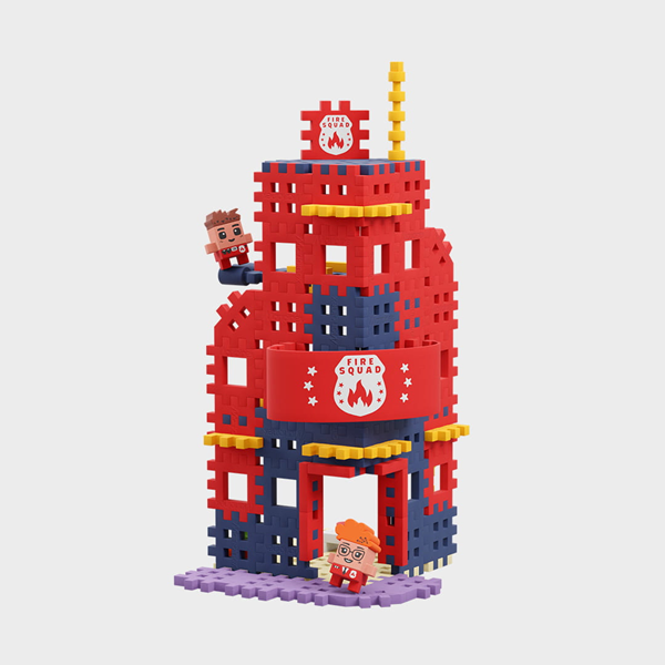 Mini Waffle - Caserne de pompiers (280 pcs)