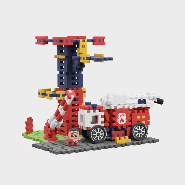Mini Waffle - Caserne de pompiers (280 pcs)