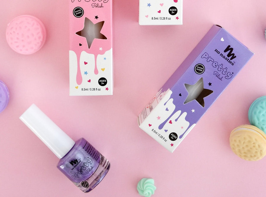 Ensemble de vernis et collants à ongles
