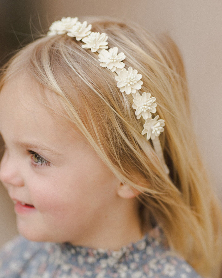 Passe à fleurs Ivory