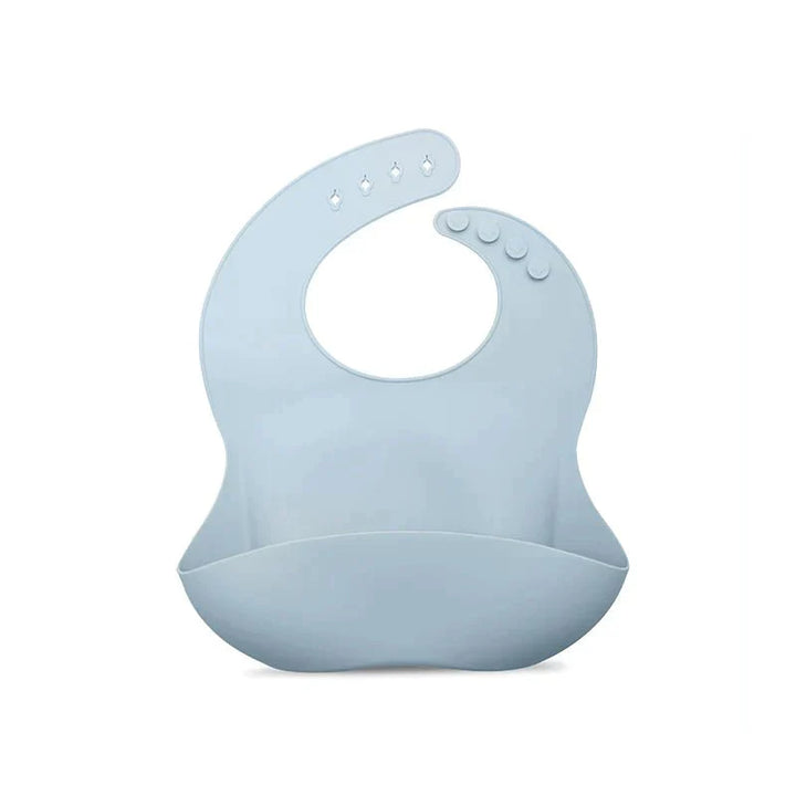 Bavette en silicone - Lily Blue
