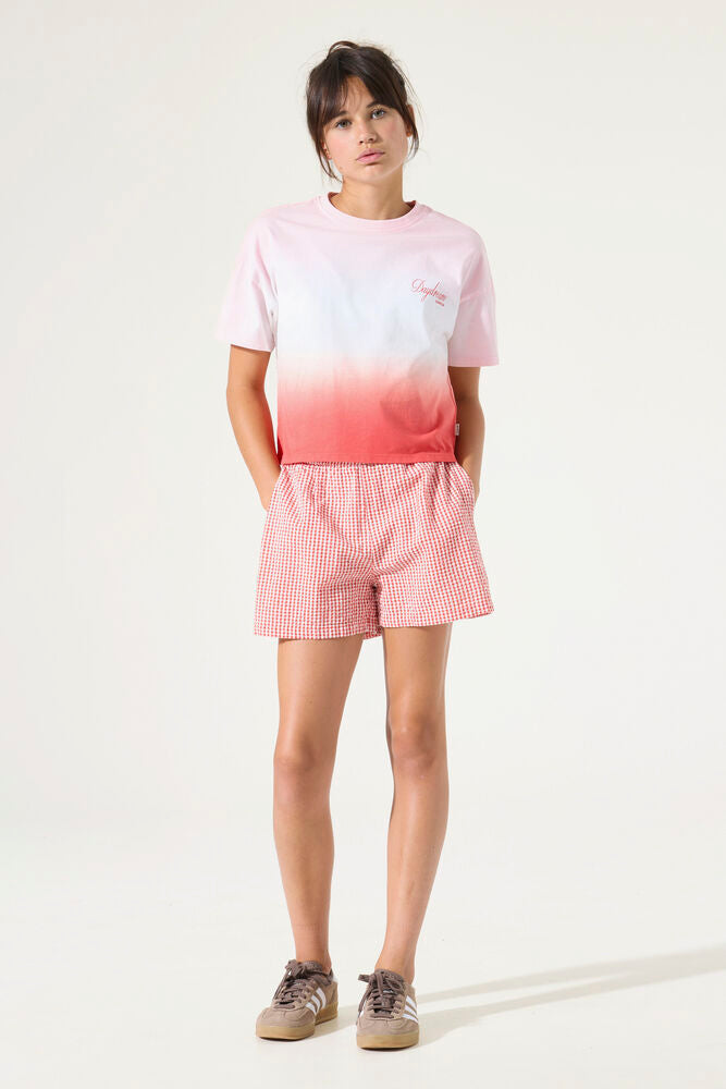 Short - Gingham rouge