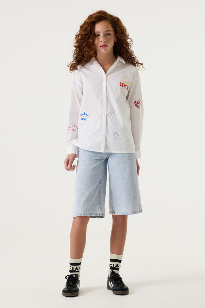 Short Boyfriend - Denim pâle