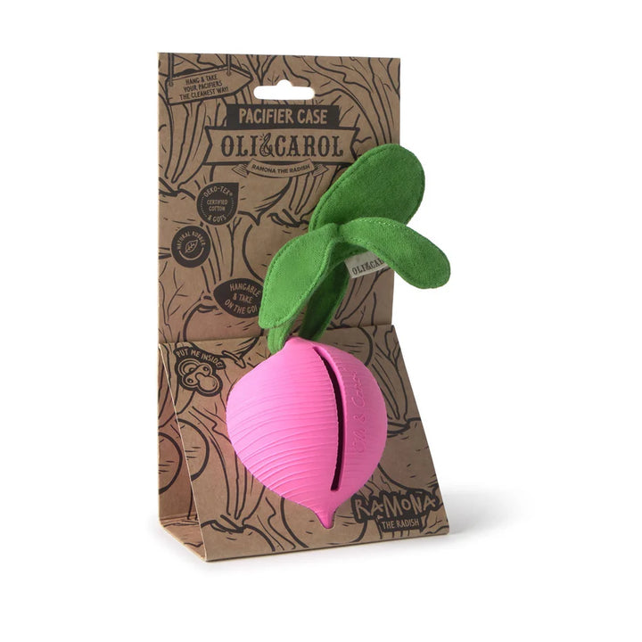 Pacifier case - Ramona the radish