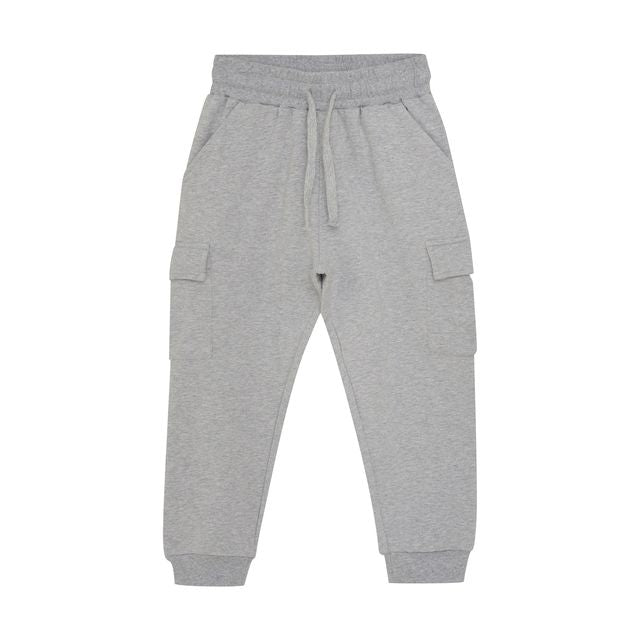 Pantalon en molleton avec poches cargo Gris pâle