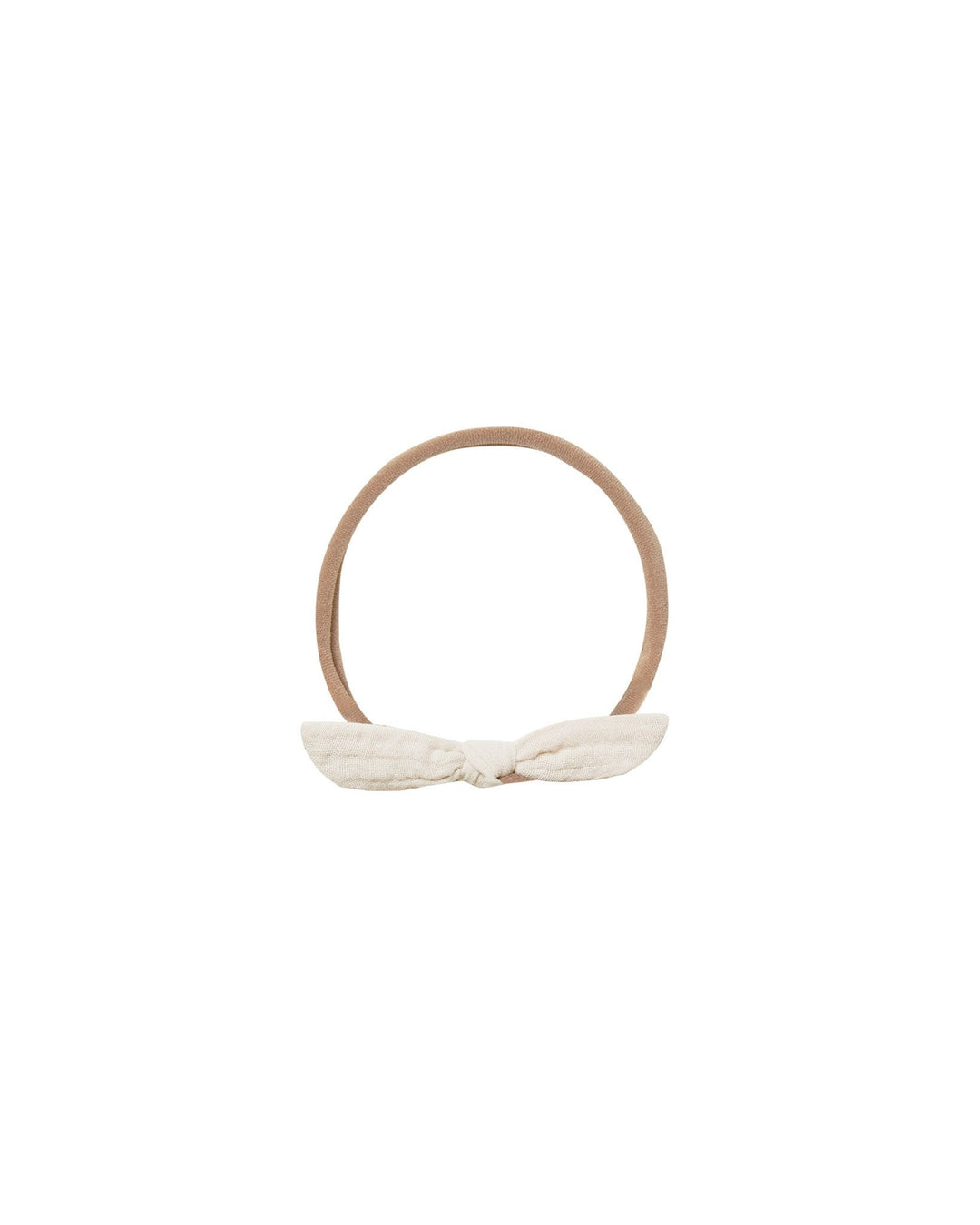 Bandeau à petit noeud Ivory