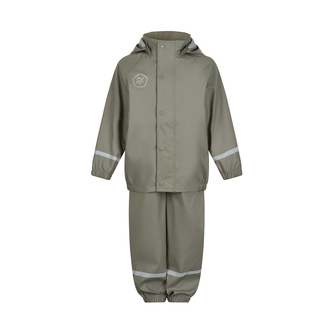 Ensemble de pluie Kaki 2 ans