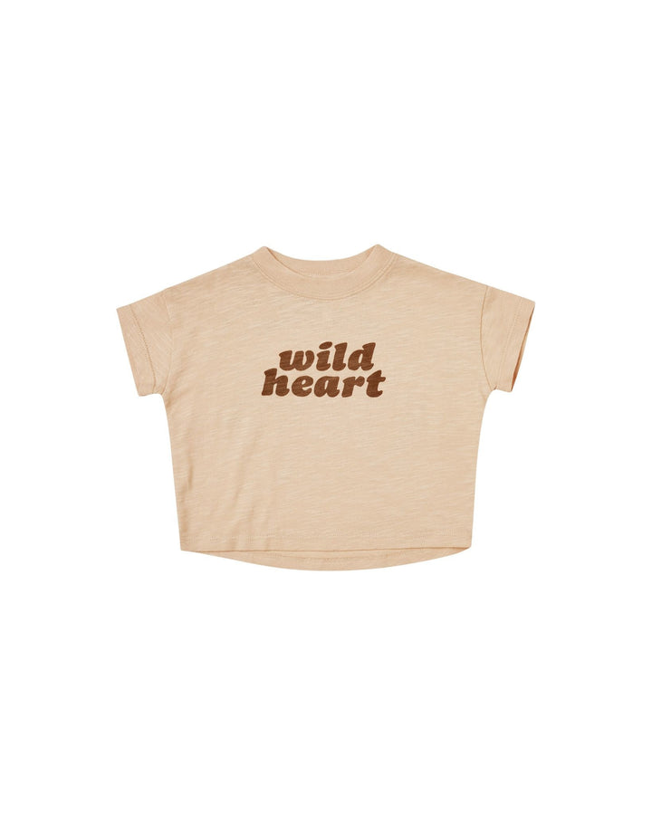 Chandail boxy Wild heart  3-6 mois