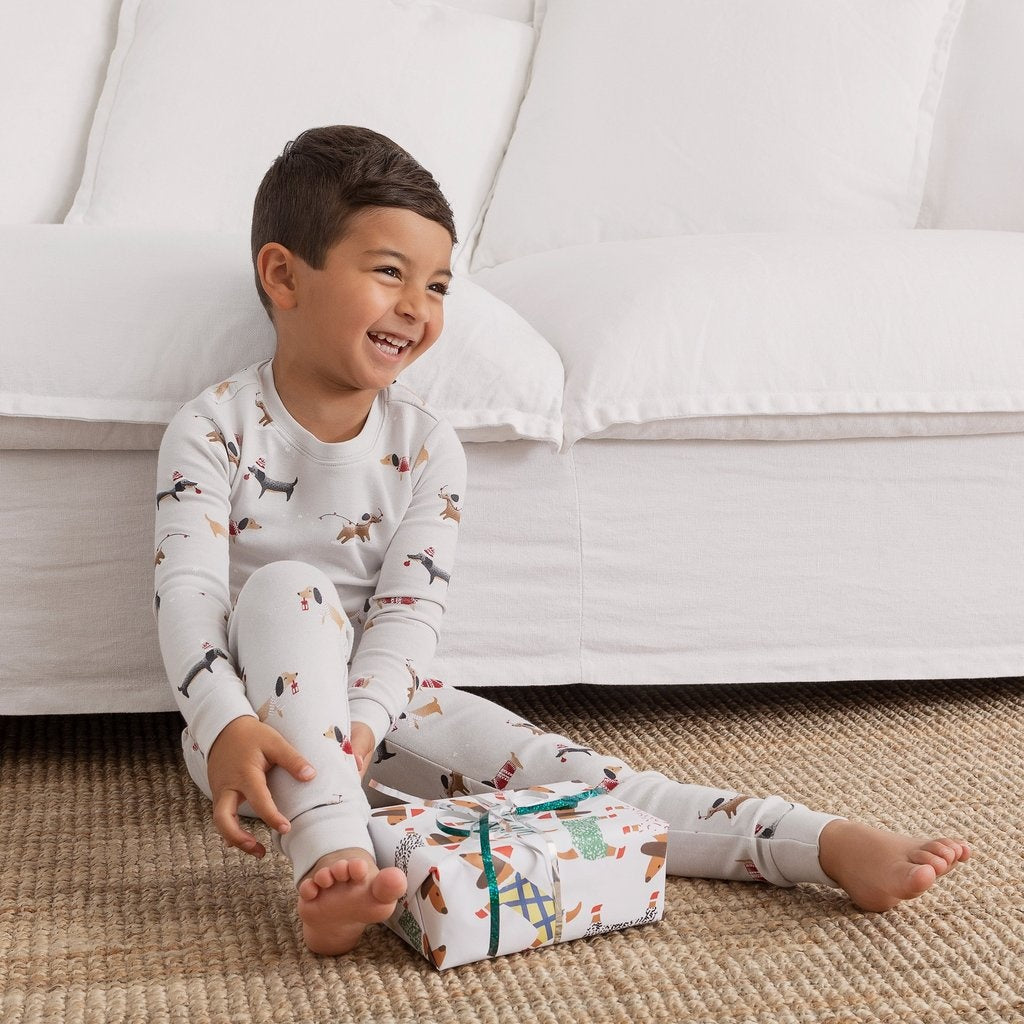 Pyjama 2 pièces Teckel dans la neige 18 mois